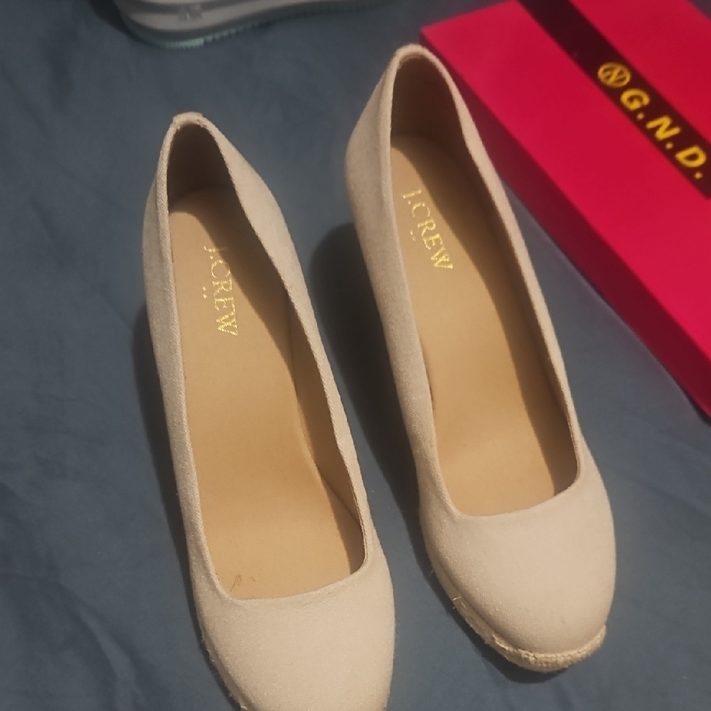 J. Crew Women's Cream Pumps